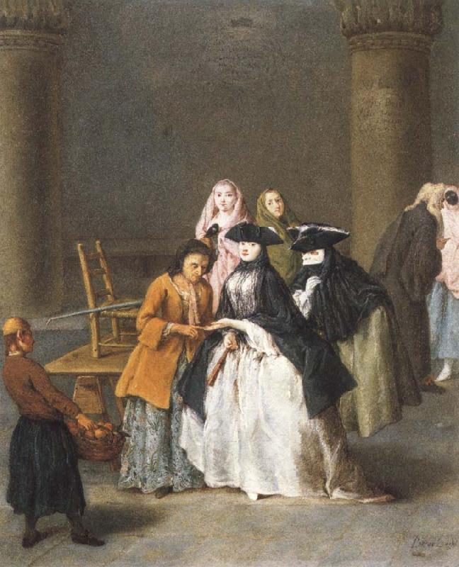 Pietro Longhi A Fortune Teller at Venice